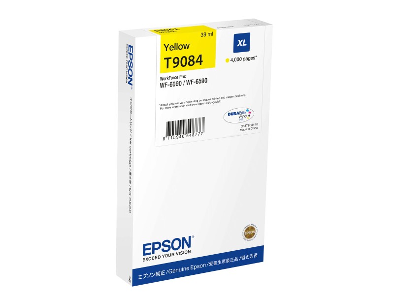 Оригиална касета за мастило Epson C13T90844N Жълт NaN –  BB Касети с мастило