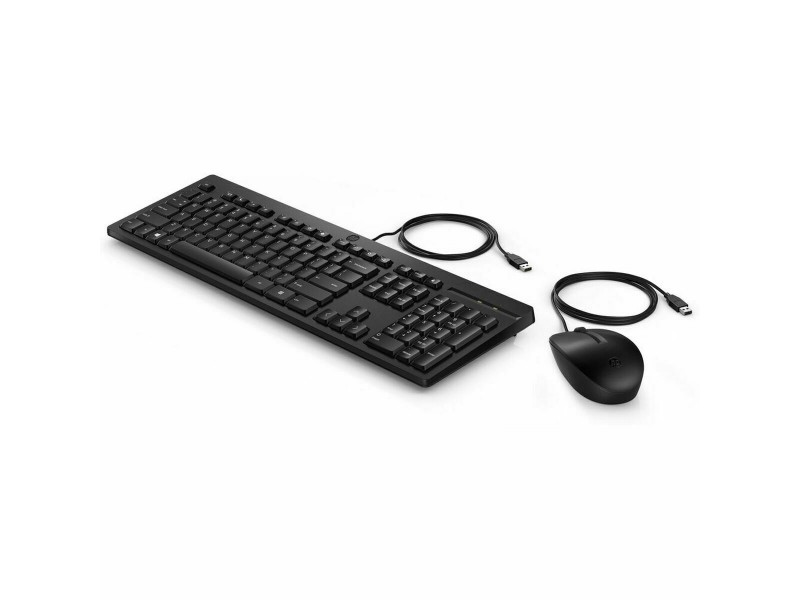 Клавиатура с мишка HP 225 Черен Испанска Qwerty Клавиатура с мишка HP 225 Черен Испанска Qwerty NaN – BB Мишки
