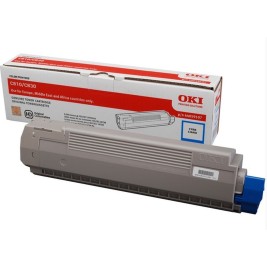 Oригинален тонер OKI 44059107 Синьо-зелен