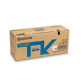 Toнер Kyocera TK-5270C Синьо-зелен