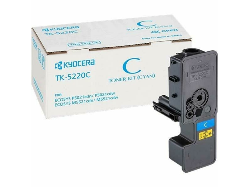 Toнер Kyocera TK-5220C Черен Синьо-зелен NaN –  BB Тонер касети