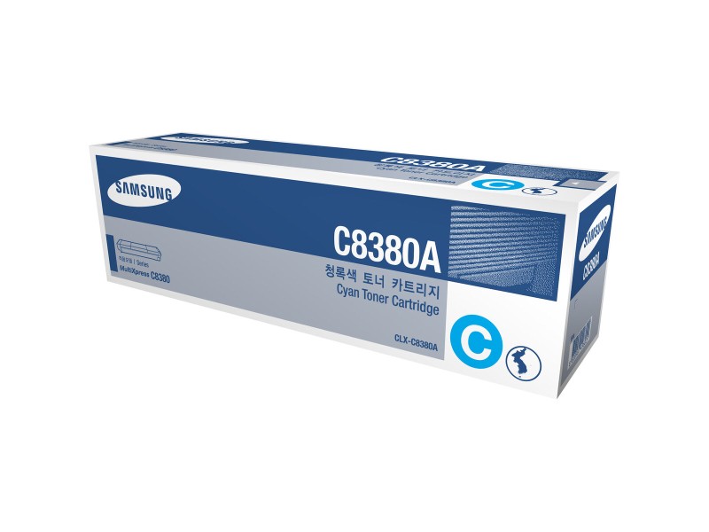Oригинален тонер Samsung CLX-C8380A Синьо-зелен NaN –  BB Тонер касети