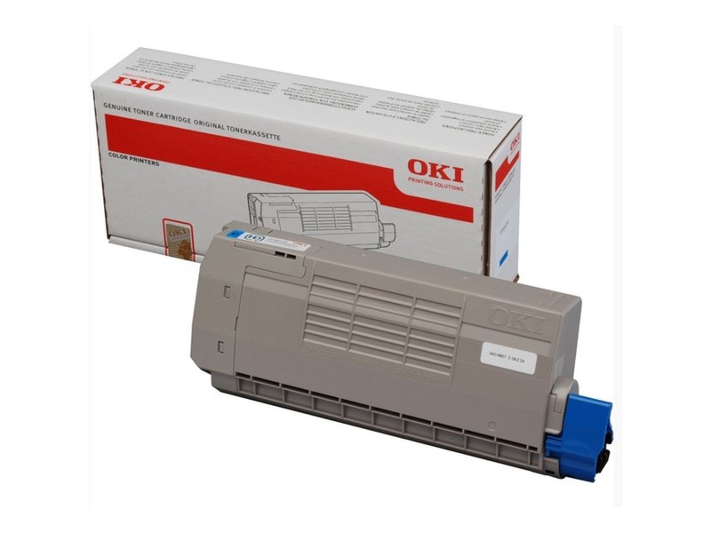 Oригинален тонер OKI C711 C710 C711WT Синьо-зелен NaN –  BB Тонер касети