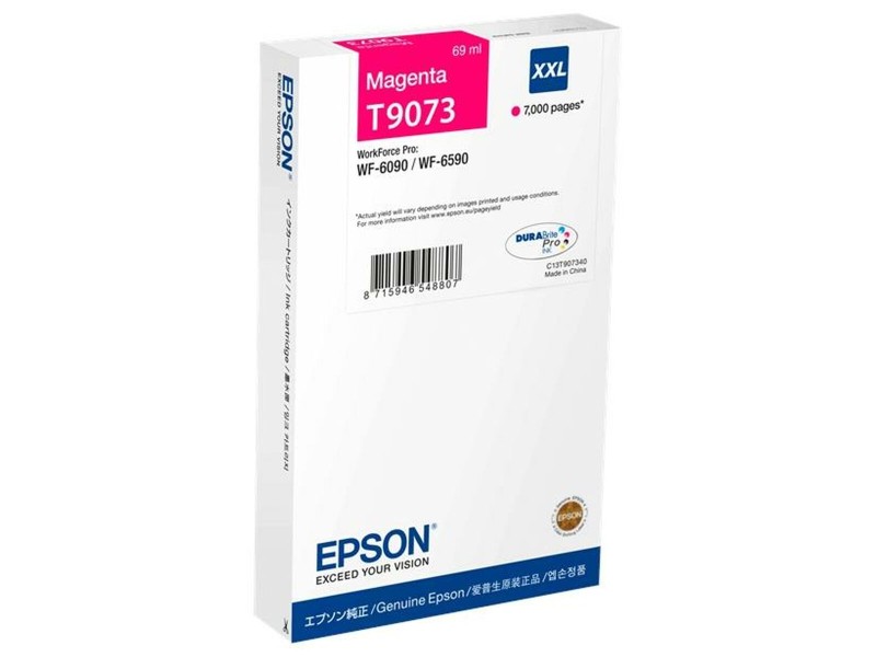 Оригиална касета за мастило Epson C13T907340 Пурпурен цвят NaN –  BB Касети с мастило