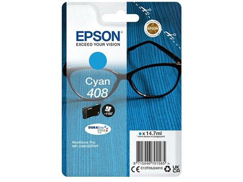 Оригиална касета за мастило Epson 408 Черен Синьо-зелен NaN –  BB Касети с мастило