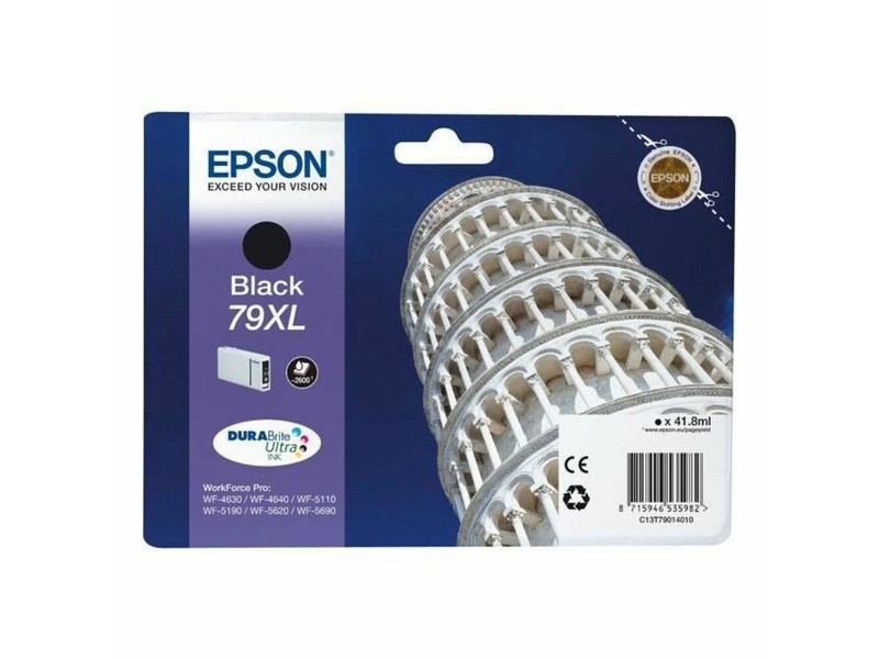 Оригиална касета за мастило Epson C13T79014010 Черен NaN –  BB Касети с мастило