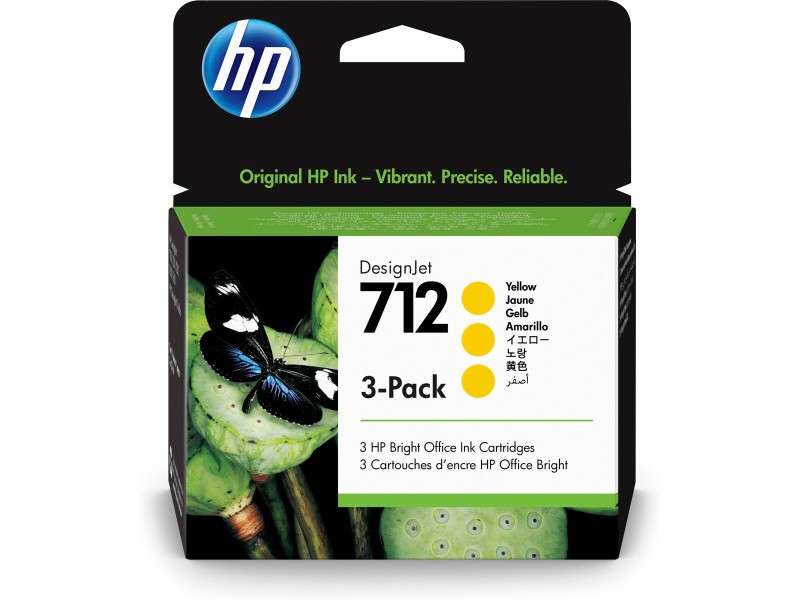 Оригиална касета за мастило HP DesignJet 712 Жълт NaN –  BB Касети с мастило