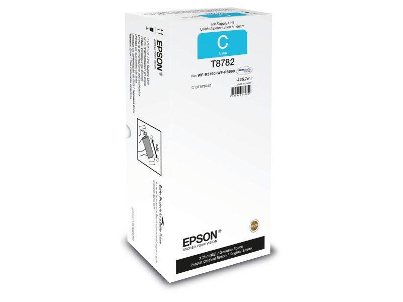 Оригиална касета за мастило Epson C13T878240 Синьо-зелен NaN –  BB Касети с мастило