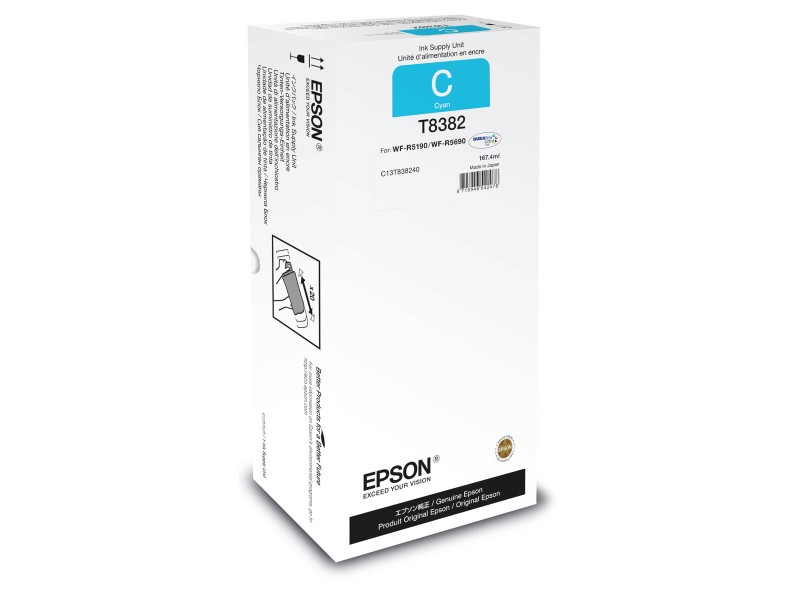 Оригиална касета за мастило Epson C13T838240 Синьо-зелен NaN –  BB Касети с мастило