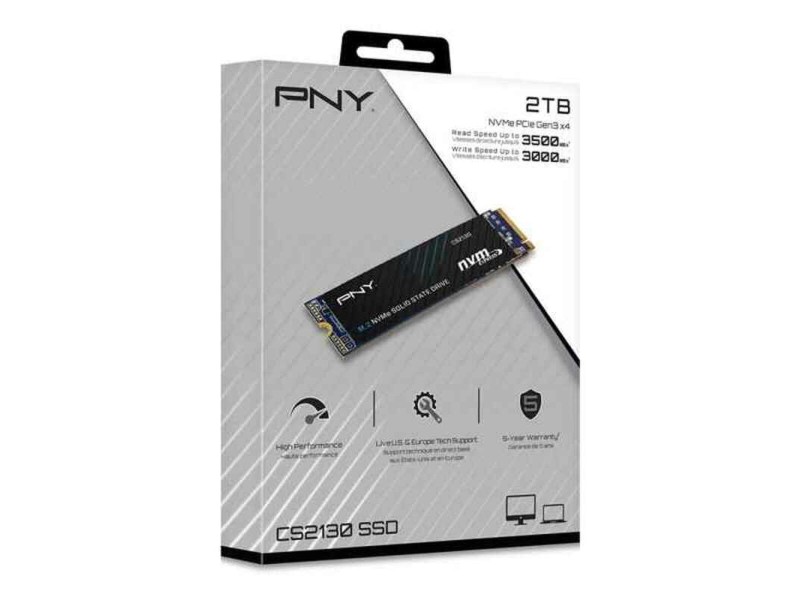 Твърд диск PNY M280CS2130-2TB-RB 2 TB M.2 SSD 2 TB SSD NaN –  BB Твърди солидни твърди дискове