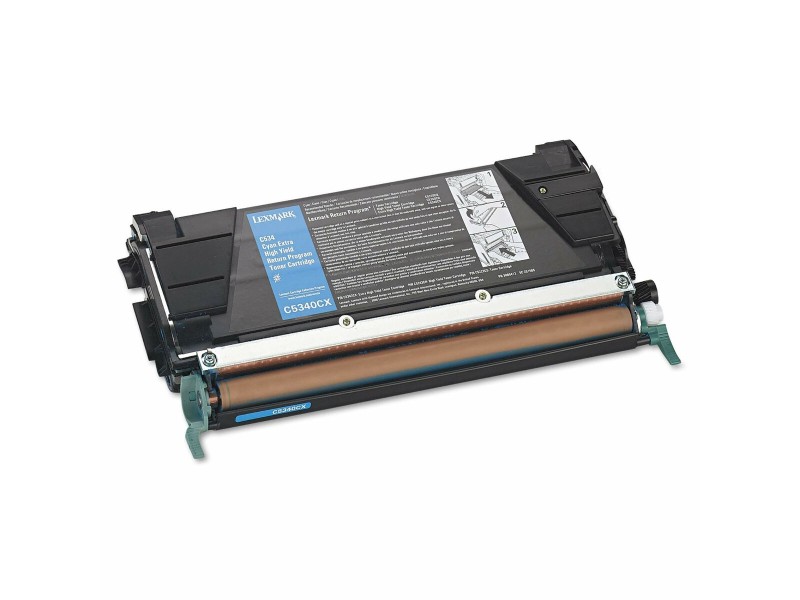 Oригинален тонер Lexmark C5340CX Синьо-зелен NaN –  BB Тонер касети