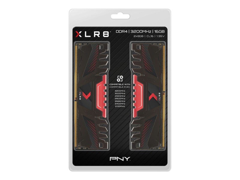 RAM памет PNY MD16GK2D4320016AXR 16 GB DDR4 3200 MHz CL16 RAM памет PNY MD16GK2D4320016AXR 16 GB DDR4 3200 MHz CL16 NaN – BB Основна памет