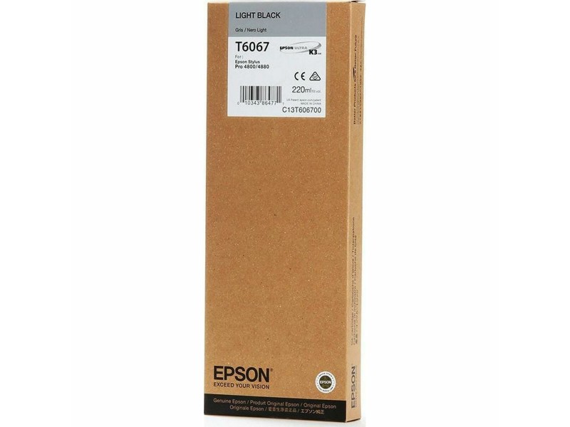 Оригиална касета за мастило Epson C13T606700 Черен NaN –  BB Касети с мастило