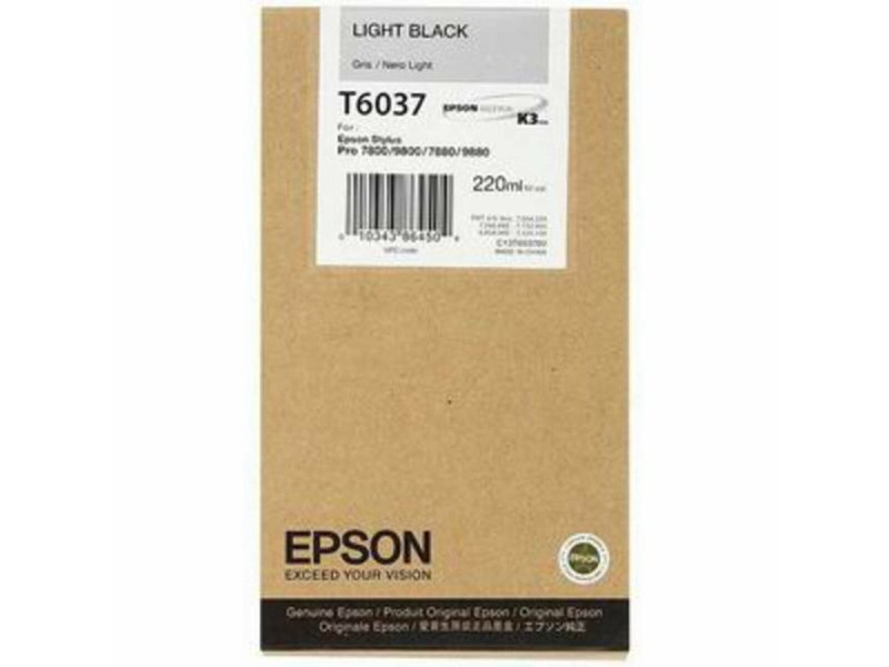 Оригиална касета за мастило Epson C13T603700 Черен NaN –  BB Касети с мастило