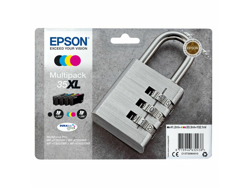 Оригиална касета за мастило Epson C13T35964010 Многоцветен NaN –  BB Касети с мастило