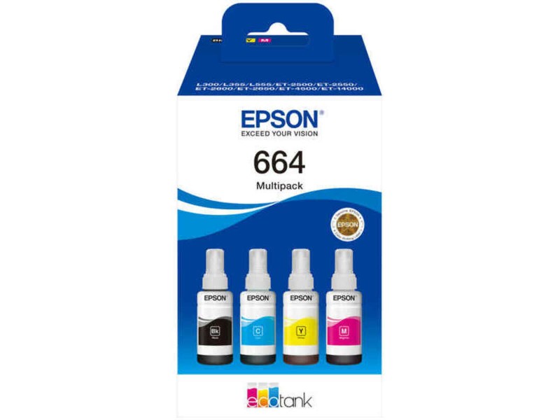 Оригиална касета за мастило Epson C13T664640 Многоцветен (1 броя) Оригиална касета за мастило Epson C13T664640 Многоцветен (1 броя) NaN – BB Касети с мастило