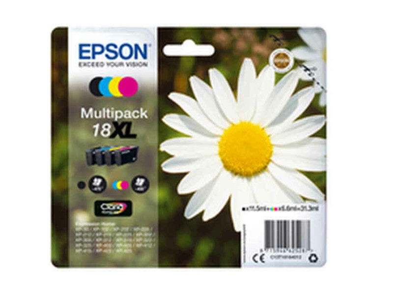 Оригиална касета за мастило Epson C13T18164012 Многоцветен Черен/Циан/Магента/Жълт NaN –  BB Касети с мастило