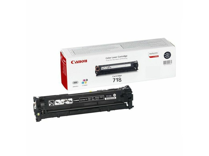 Oригинален тонер Canon CRG-718 Bk Черен NaN –  BB Тонер касети