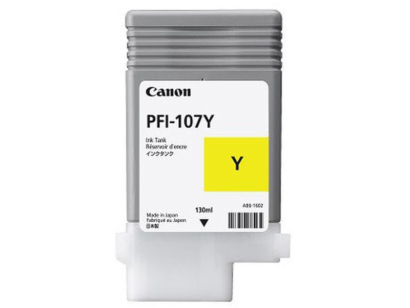 Оригиална касета за мастило Canon PFI-107Y Жълт NaN –  BB Касети с мастило