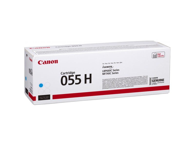Oригинален тонер Canon 055H Синьо-зелен NaN –  BB Тонер касети