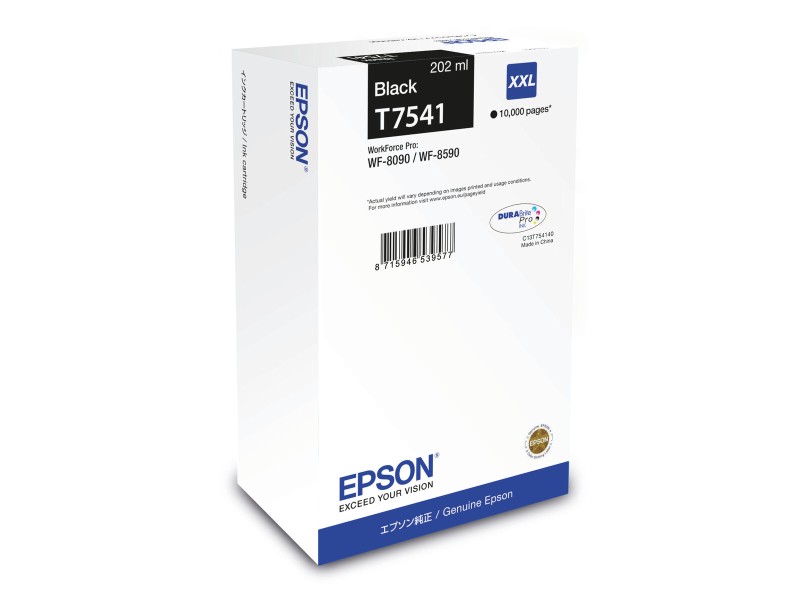 Оригиална касета за мастило Epson C13T754140 Черен NaN –  BB Касети с мастило