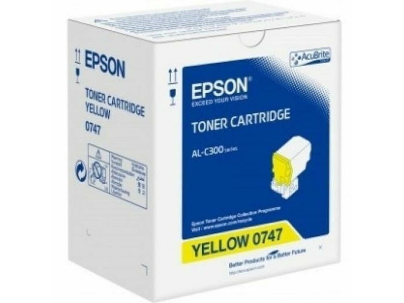 Toнер Epson C13S050747 Жълт NaN –  BB Тонер касети