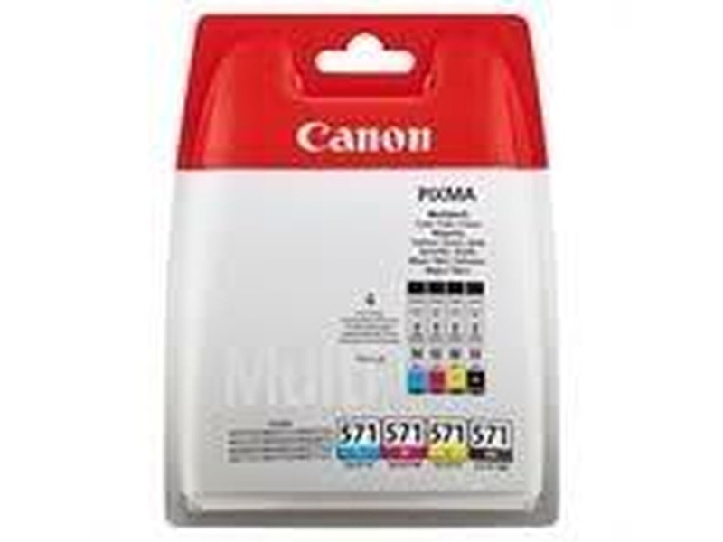 Оригиална касета за мастило Canon CLI-571 Multipack Сив Многоцветен NaN –  BB Касети с мастило
