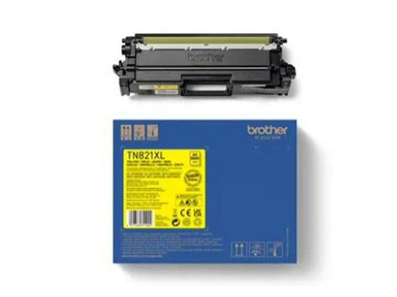 Oригинален тонер Brother TN-821XLY Жълт NaN –  BB Тонер касети