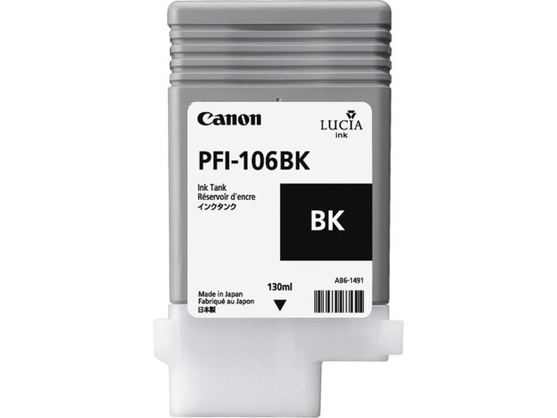 Оригиална касета за мастило Canon PFI-106 BK Черен NaN –  BB Касети с мастило