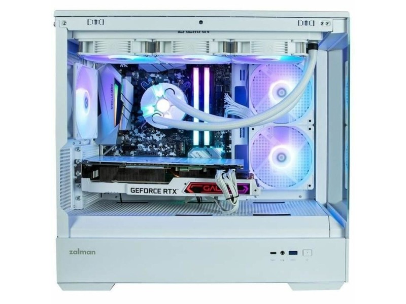 ATX полу-висока кутия Zalman P30 Бял NaN –  BB Калъфи за настолни компютри