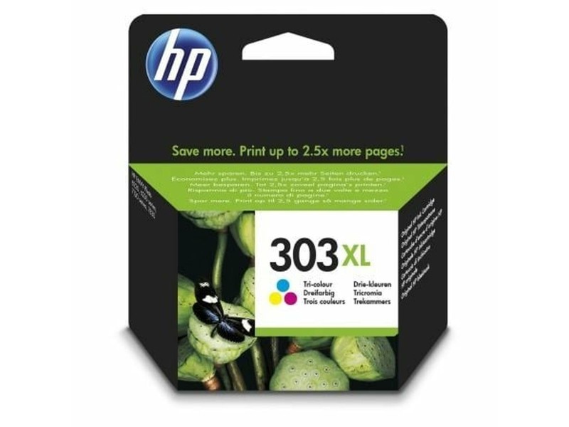 Оригиална касета за мастило HP T6N03AE#ABE Трицветен Оригиална касета за мастило HP T6N03AE#ABE Трицветен NaN – BB Касети с мастило
