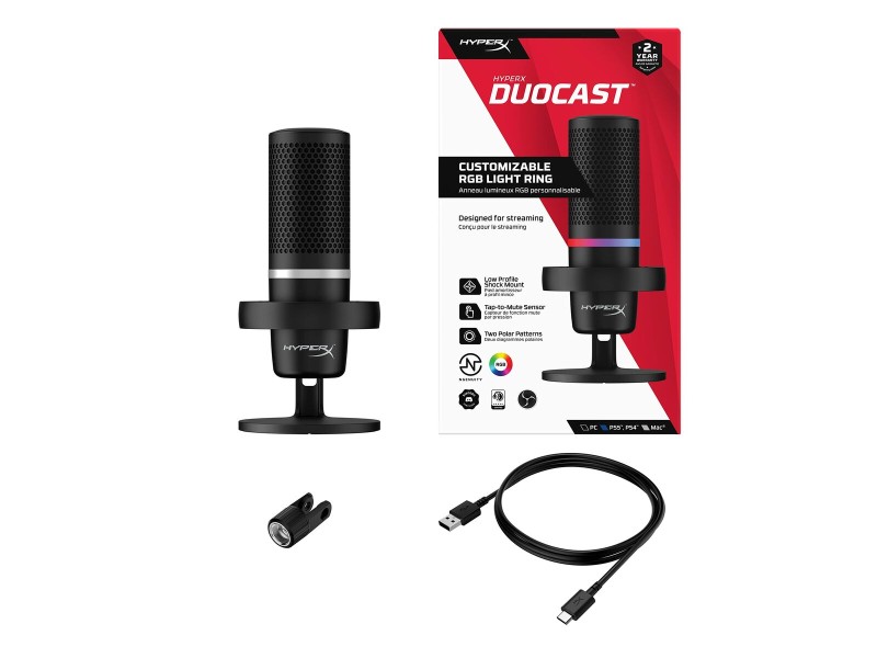 Микрофон HyperX 4P5E2AA Черен NaN –  BB Микрофони