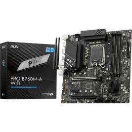 Дънна платка MSI MB PRO B760M-A WIFI LGA 1700 Intel B760