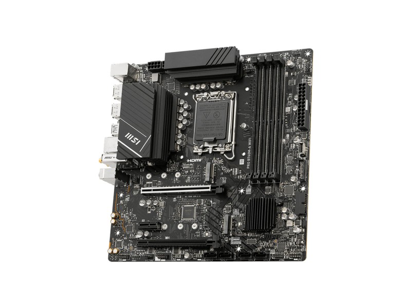 Дънна платка MSI MB PRO B760M-A WIFI LGA 1700 Intel B760 NaN –  BB Дънни платки