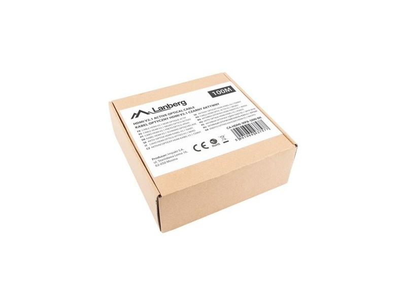 Кабел HDMI Lanberg CA-HDMI-30FB-1000-BK Черен 100 m NaN –  BB HDMI кабели