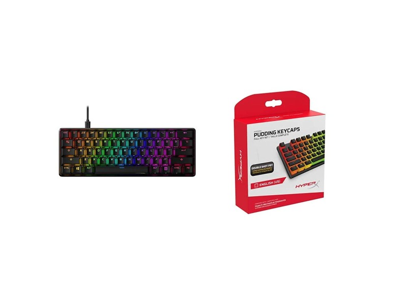 Клавиатура за игри HyperX 4P5N4AA#ABA Черен QWERTY английски език EEUU NaN –  BB Клавиатури