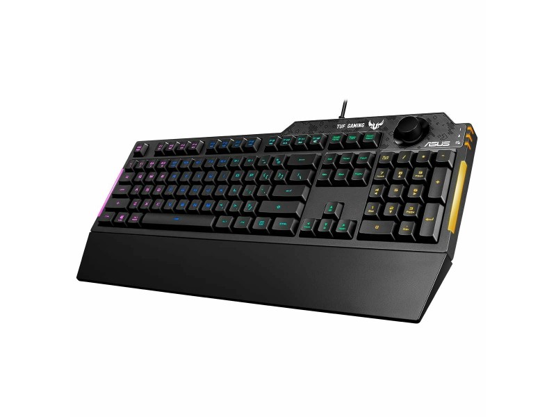 Клавиатура за игри Asus TUF Gaming K1 Испанска Qwerty Черен NaN –  BB Клавиатури