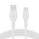 Кабел USB-C към USB Belkin BOOST↑CHARGE Flex Бял 2 m (1 броя) NaN –  BB USB кабели