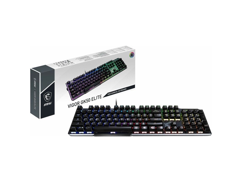 Клавиатура за игри MSI VIGOR GK50 ELITE Испанска Qwerty NaN –  BB Клавиатури за геймъри