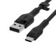Кабел USB-C към USB Belkin BOOST↑CHARGE Flex Черен 3 m (1 броя) NaN –  BB USB кабели