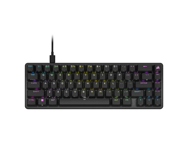 Клавиатура за игри Corsair K65 PRO MINI Черен Испанска Qwerty NaN –  BB Клавиатури за геймъри