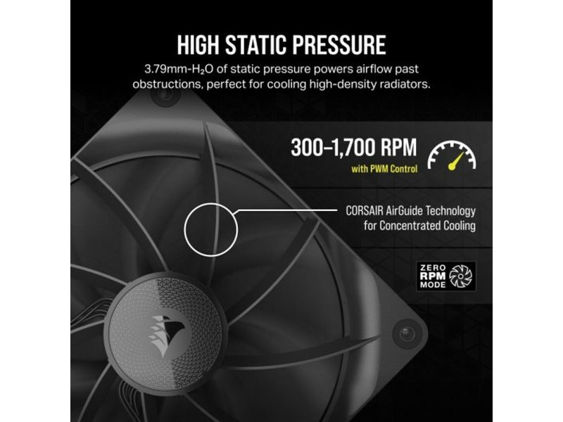 Вентилатор за кутия Corsair CO-9051012-WW NaN –  BB Бокс вентилатори