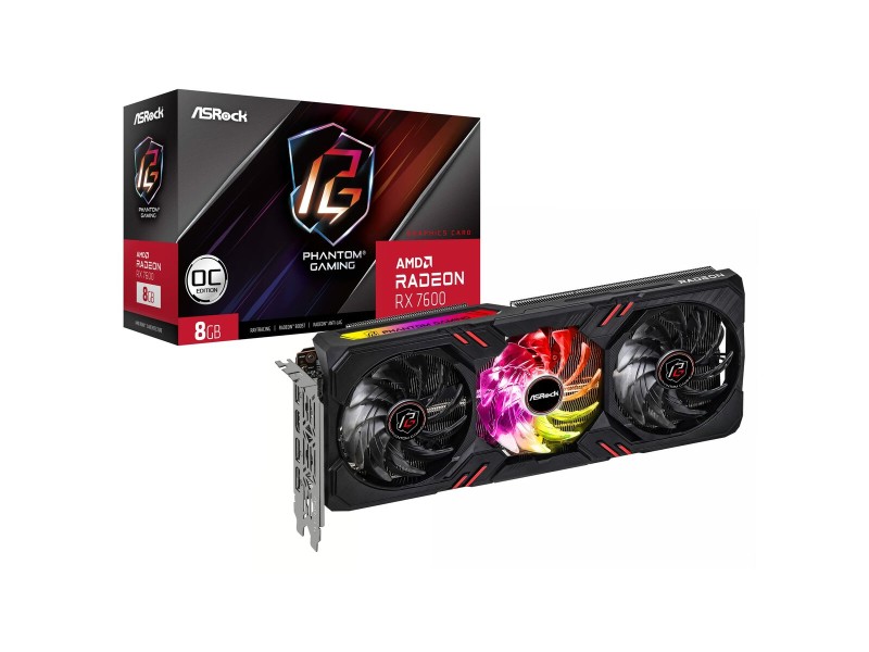 Графична карта ASRock Phantom Gaming OC 8 GB GDDR6 NaN –  BB Графични карти