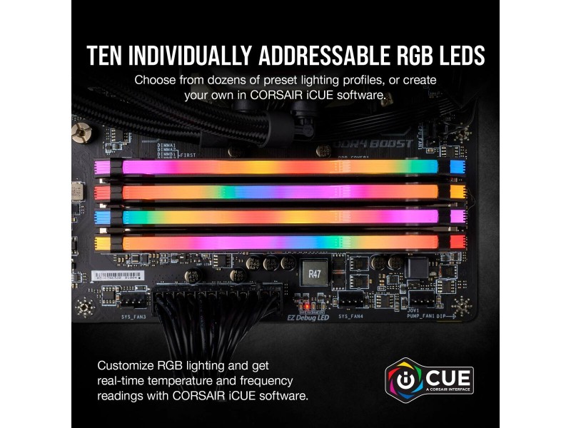 RAM памет Corsair CMW64GX4M2D3600C18 64 GB DDR4 3600 MHz CL16 RAM памет Corsair CMW64GX4M2D3600C18 64 GB DDR4 3600 MHz CL16 NaN – BB Основна памет