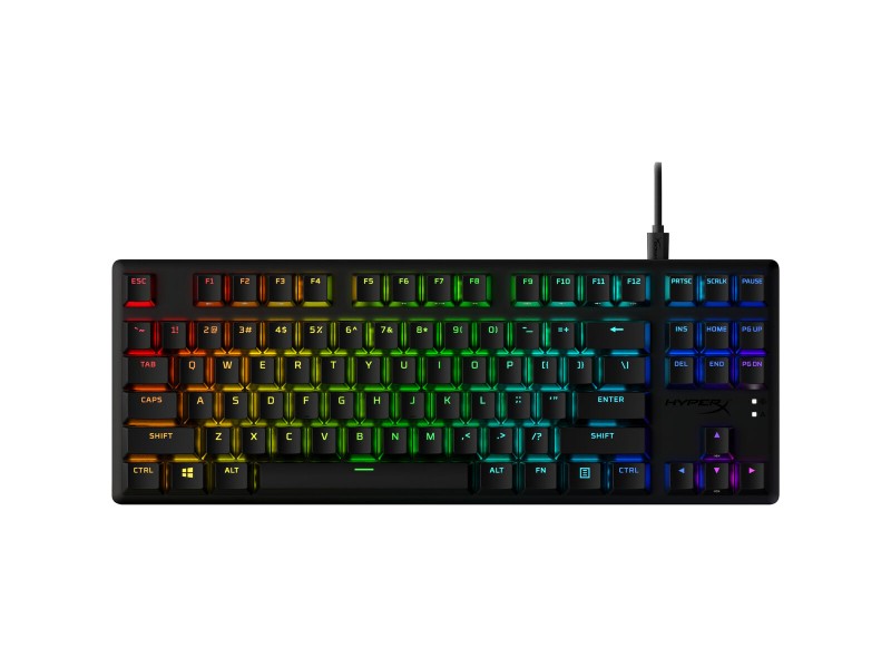 Клавиатура за игри Hyperx 639N7AA#ABE Черен Испанска Qwerty NaN –  BB Клавиатури за геймъри