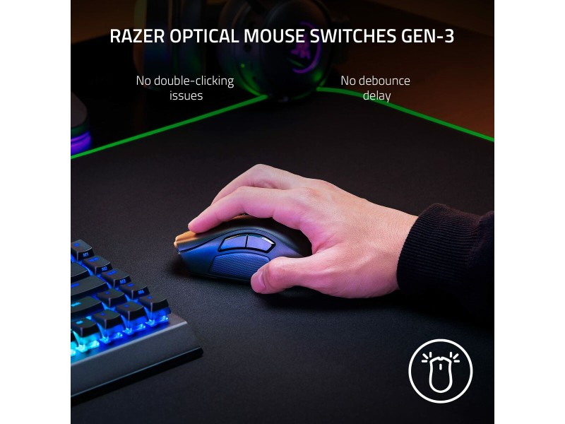 Мишка за игра Razer RZ01-04400100-R3G1 Черен 30000 dpi NaN –  BB Мишки за геймъри