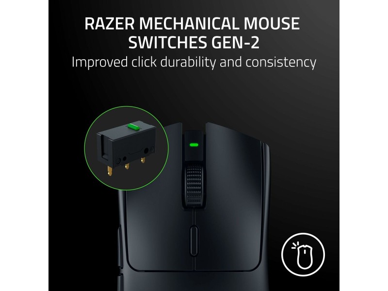 LED мишка за игра Razer RZ01-04910100-R3M1 Черен 30000 dpi NaN –  BB Мишки за геймъри