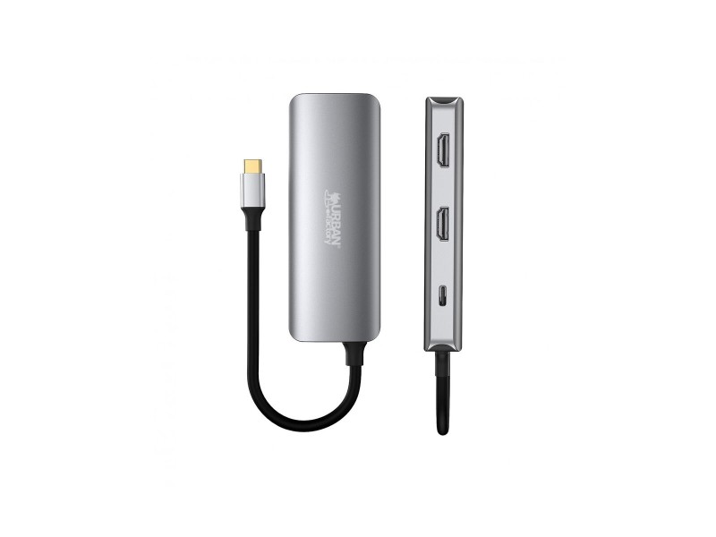 USB-C извод Urban Factory MHC55UF Сив NaN –  BB USB хъбове