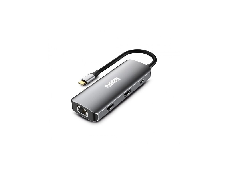 USB-C извод Urban Factory MHC55UF Сив NaN –  BB USB хъбове