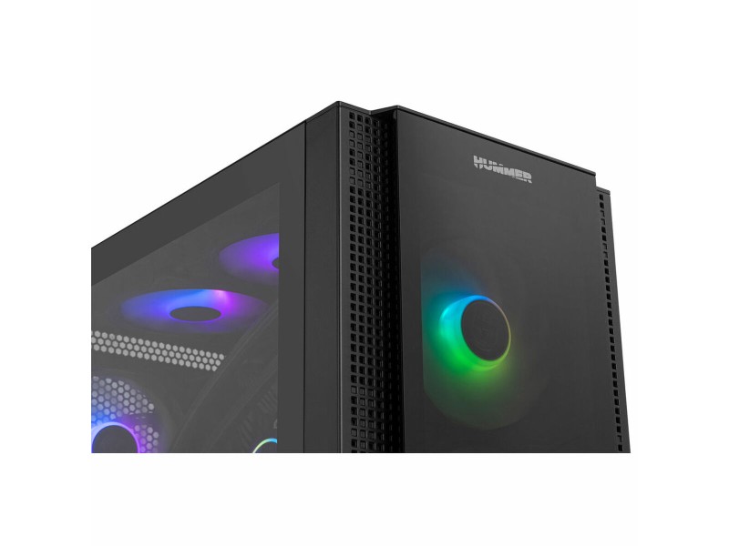 ATX полу-висока кутия Nox-Xtreme 1 Черен E-ATX NaN –  BB Калъфи за настолни компютри